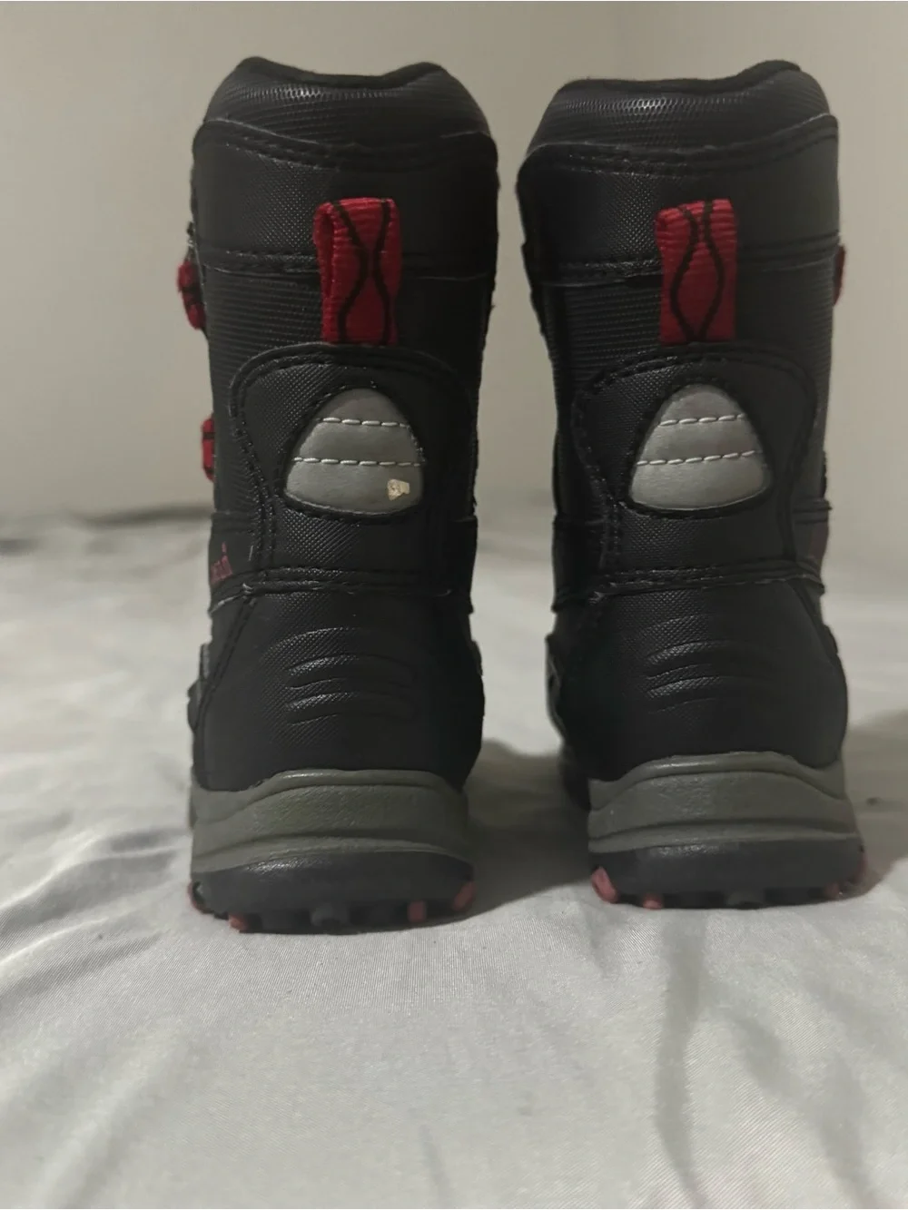 L.L. Bean Kids' Black & Red Snow Boot